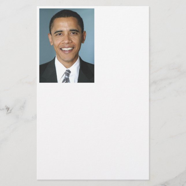 Barack Obama Brevpapper (Framsida)