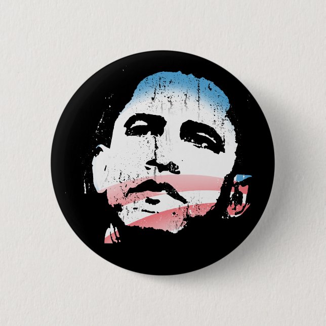 Barack Obama Button Knapp (Framsida)