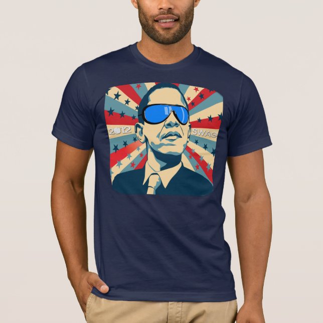 Barack Obama - bylte 2012 T Shirt (Framsida)