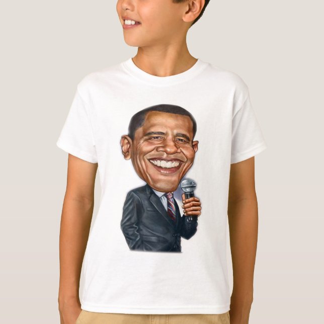 Barack Obama Caricature-serien Tee (Framsida)