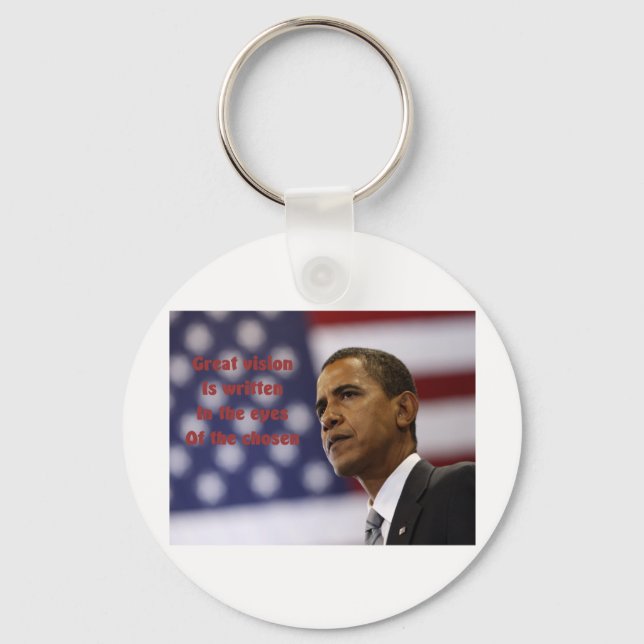 Barack Obama Chosen Nyckelring (Framsida)