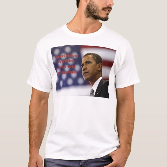 Barack Obama Chosen Tee Shirt (Framsida)