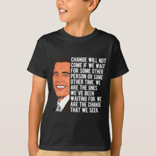 Barack Obama Citat Förändra Premium T-shirt.png T Shirt