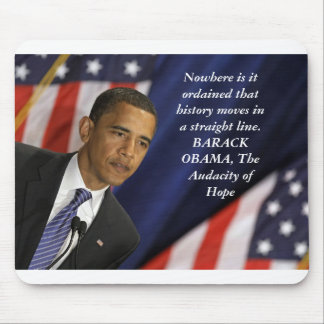 Barack Obama citationstecken på historia Musmatta