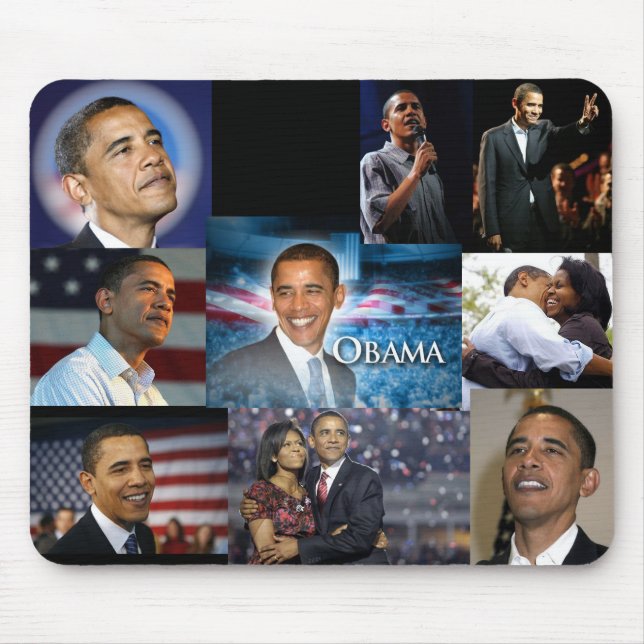Barack Obama Collage Musmatta (Framsidan)