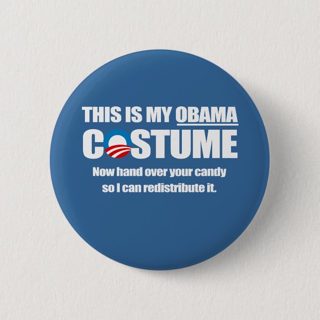 Barack Obama Costume Knapp (Framsida)