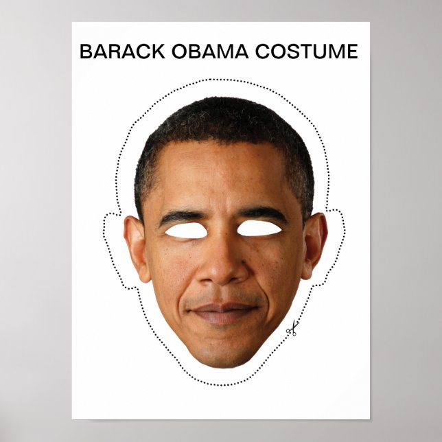 Barack Obama Costume Poster (Framsidan)