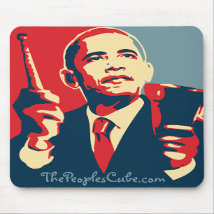 Barack Obama - Cowbell: OHP Mousepad Musmatta