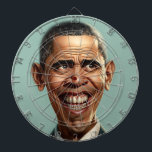 Barack Obama Dartboard Darttavla<br><div class="desc">Vi presenterar vår högkvalitativa bildskärm, designad för att erbjuda underhållningstimmar för spelare på alla färdighetsnivåer. Vår moderkort är tillverkad med förstklassiga material för att säkerställa hållbarhet och lång livslängd, så att du kan njuta av otaliga spel med dina vänner och din familj. Tavlan har en satirisk karikatyrdesign av ditt minsta...</div>