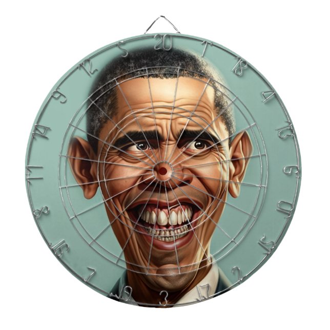 Barack Obama Dartboard Darttavla (Framsidan)