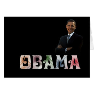 Barack Obama Design Hälsningskort