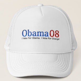 Barack Obama dräktlock Truckerkeps