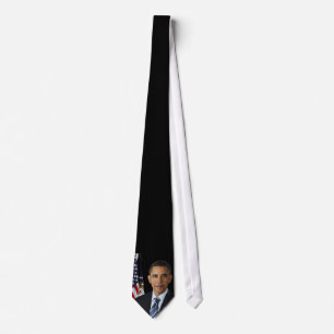 Barack Obama driver det officiella porträtt tien Slips