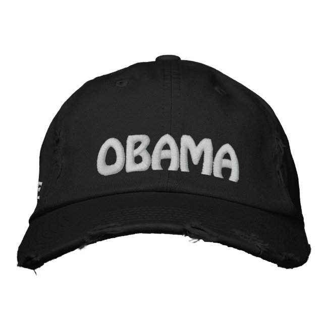 Barack Obama Embroized Hat Broderad Keps (Framsida)