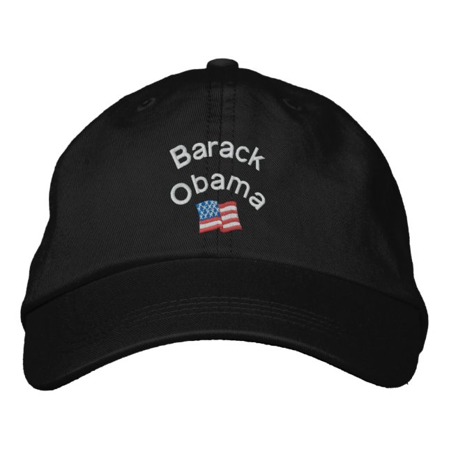 Barack Obama Embroized Hat Broderad Keps (Framsida)