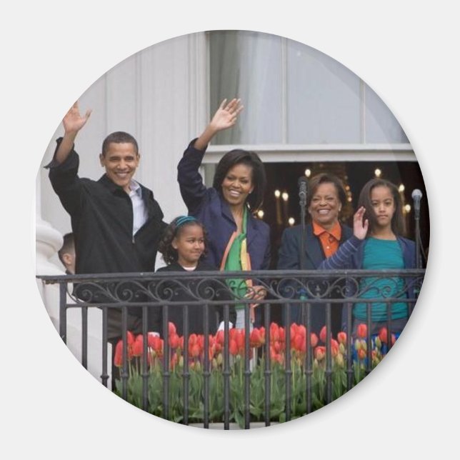 Barack Obama & Family Magnet (Framsidan)