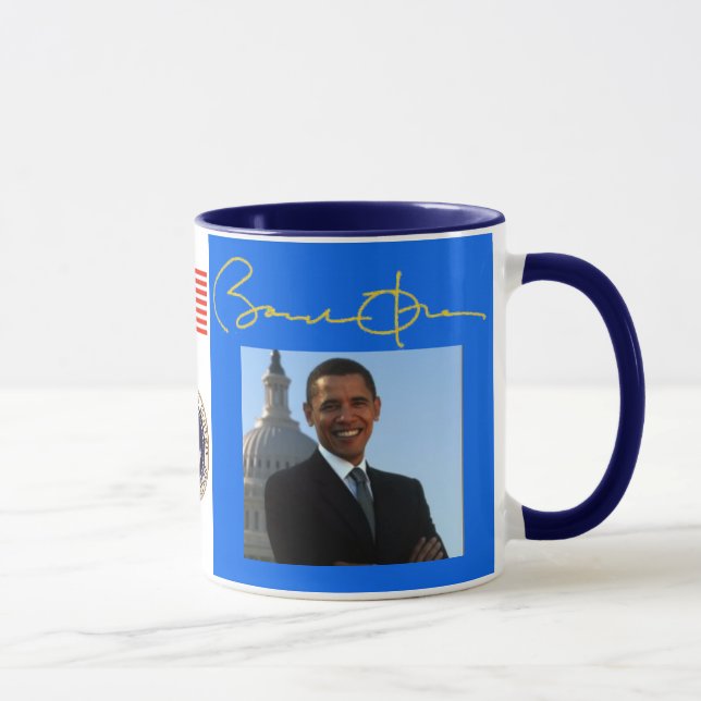 Barack Obama firande Mugg (Höger)