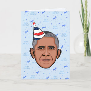 BARACK OBAMA FÖDELSEDAG KORT