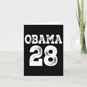 Barack Obama för president 2028 Jersey 28 Premium Kort