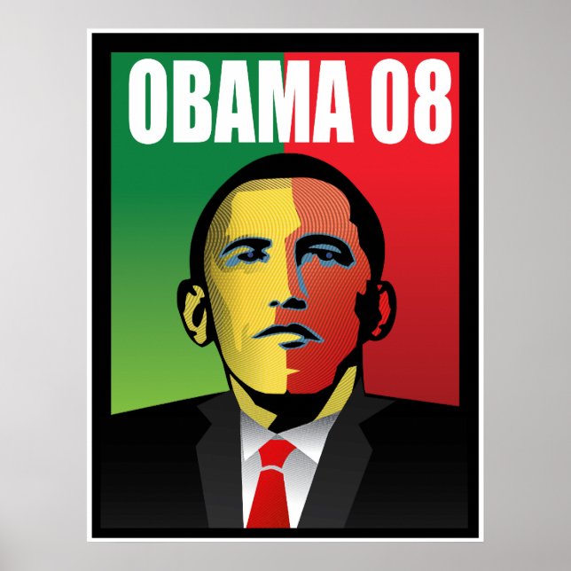 Barack Obama för president Poster (Framsidan)