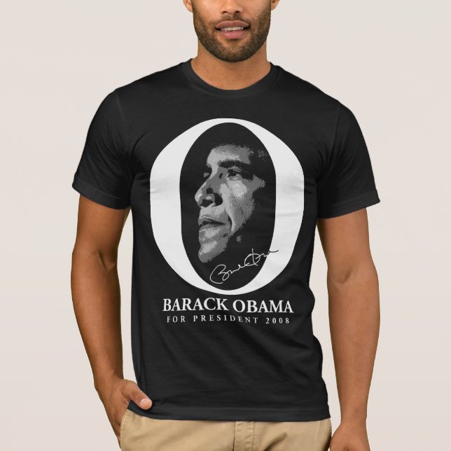 Barack Obama för president T-shirt (Framsida)