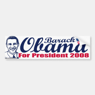 Barack Obama för presidentbildekal Bildekal