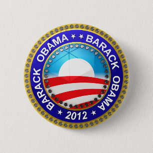 Barack Obama för presidenten 2012 Knapp