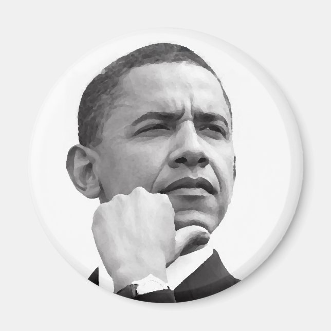 BARACK OBAMA, FÖRENADE STATER:S 44:E PRESIDENT MAGNET (Framsidan)
