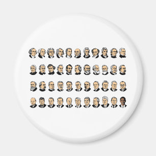 Barack Obama - Förenta Staternas Presidenter Magnet