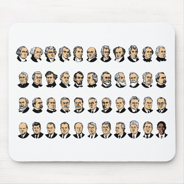 Barack Obama - Förenta Staternas Presidenter Musmatta (Framsidan)