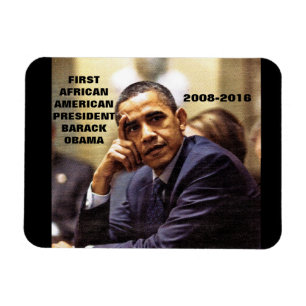 BARACK OBAMA FÖRSTA NEGRO AMERIKANSK PRESIDENT MAGNET