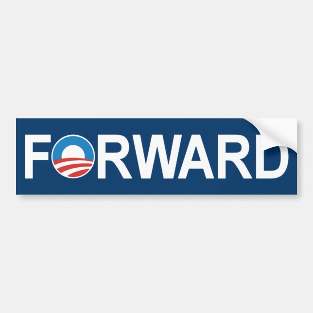 Barack Obama "framåt" bildekal (Framsidan)
