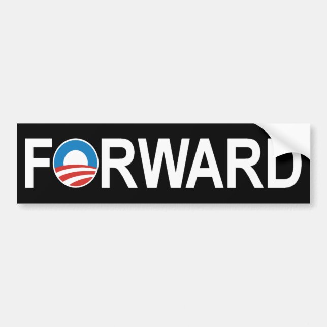 Barack Obama "framåt" bildekal (Framsidan)