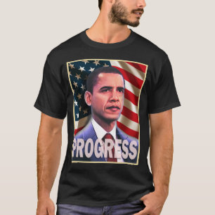 Barack Obama framsteg 2008 Tee