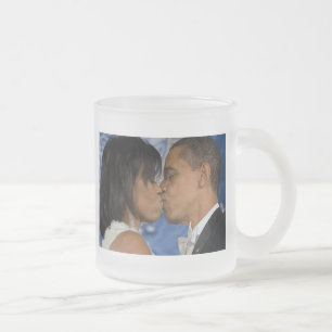 Barack Obama Frostad Glasmugg