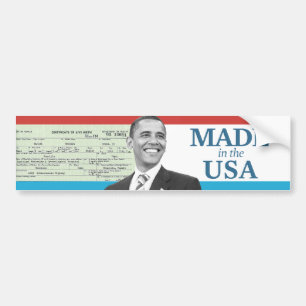 Barack Obama gjorde i USA personbeviset Bildekal