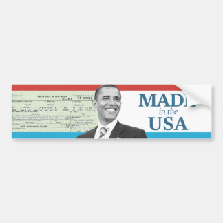 Barack Obama gjorde i USA personbeviset Bildekal