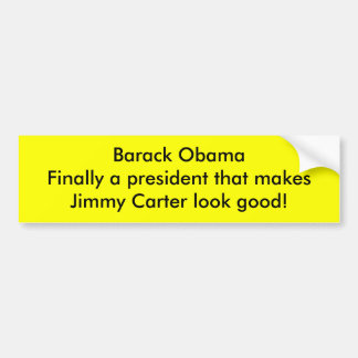 Barack Obama gör Jimmy Carter lookbra Bildekal