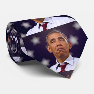 Barack Obama Grumpy Tie Slips