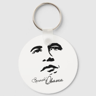 Barack Obama häfte Nyckelring