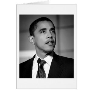 Barack Obama Hälsningskort