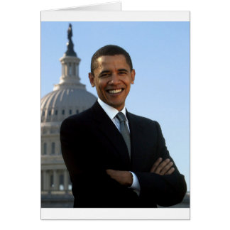 Barack Obama Hälsningskort