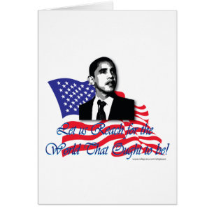 Barack Obama Hälsningskort