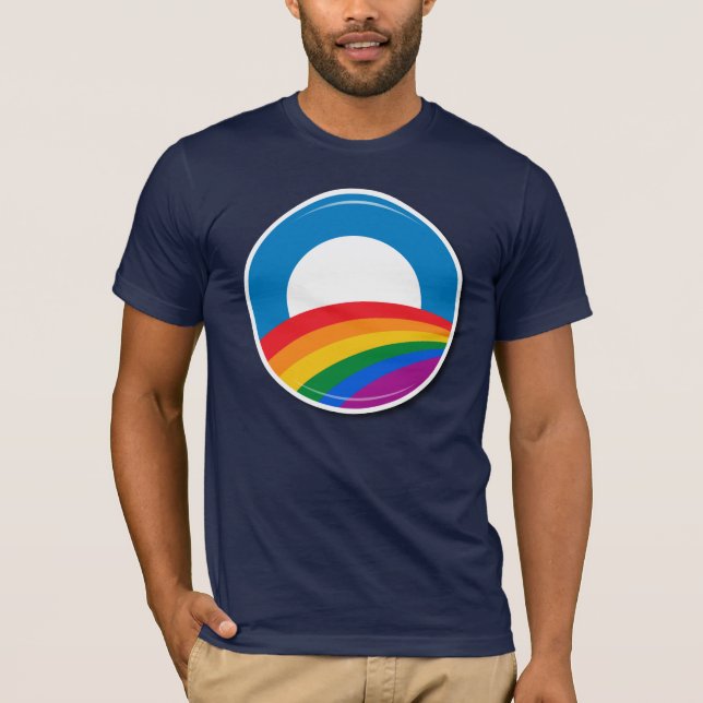 Barack Obama HBT-stolthet T Shirt (Framsida)