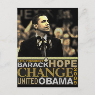 Barack Obama Hope Vykort