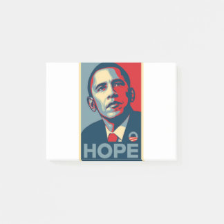 Barack Obama hoppaffisch Post-it Block