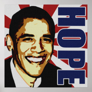 Barack Obama hoppaffisch Poster