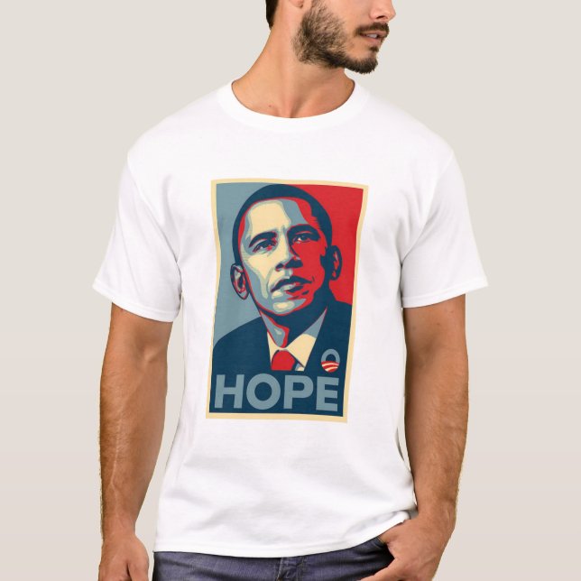 Barack Obama hoppaffisch T Shirt (Framsida)