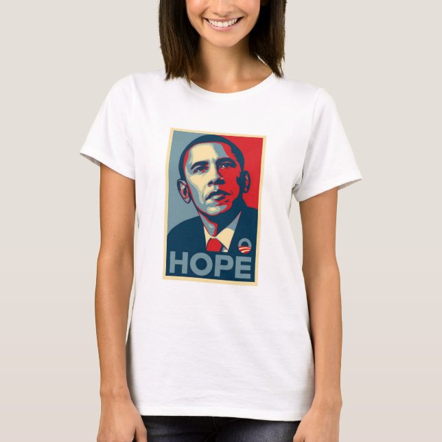 Barack Obama hoppaffisch T Shirt (Framsida)