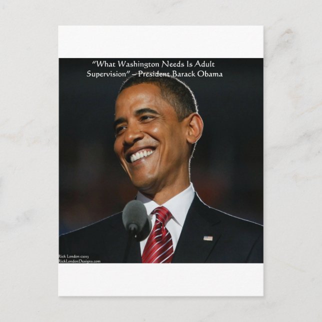 Barack Obama & Humor Citat Gåvor & Kort (Framsida)